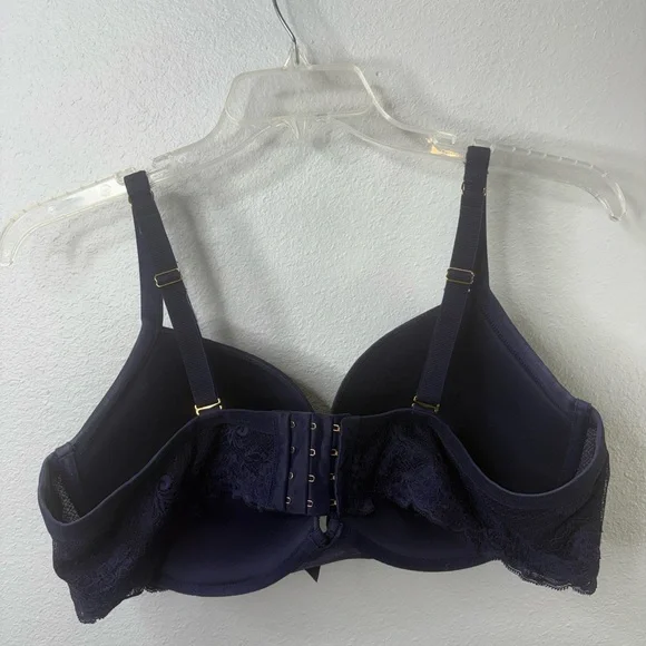 Torrid Push Up Plunge Size 44D Purple Lace Bra - Picture 5 of 6